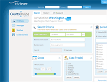 Tablet Screenshot of courtsonline.intrievex.com